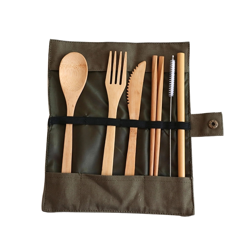 Bamboo Utensil Set Dinnerware 5