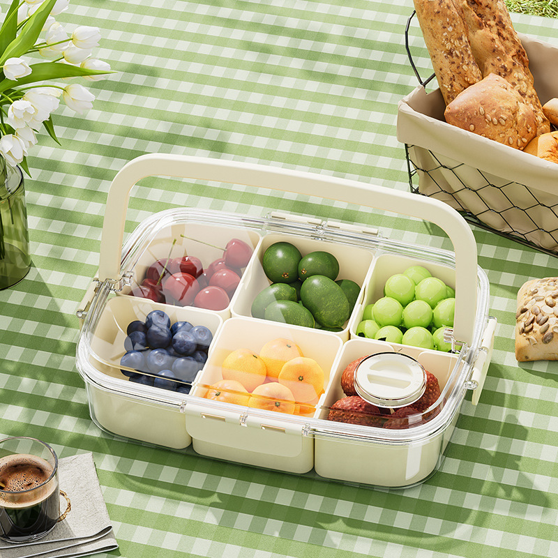 Lunch Box With 6 Compartment Container 3
