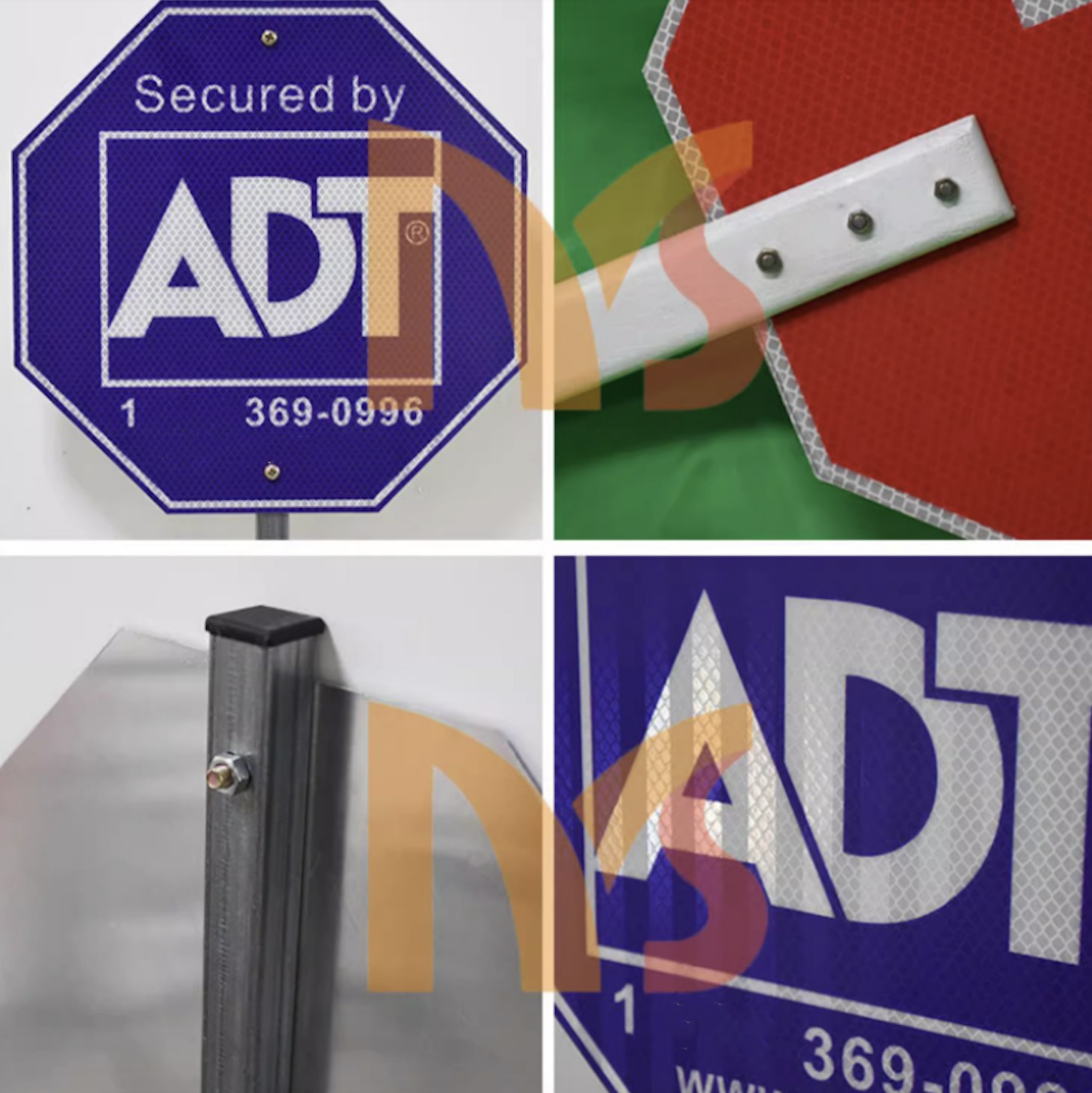 Stop and Slow Paddle Signs with 30 Inch Pole 4