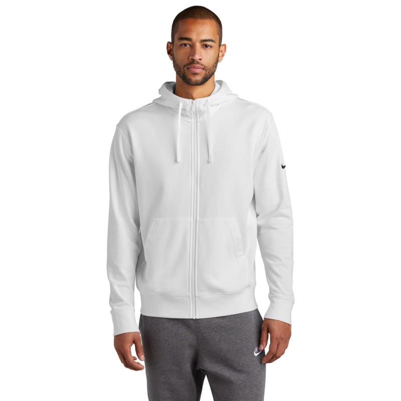Nike Club Fleece Sleeve Swoosh Full-Zip Hoodie, custom hoodie or sweatshirt with logo imprint 14