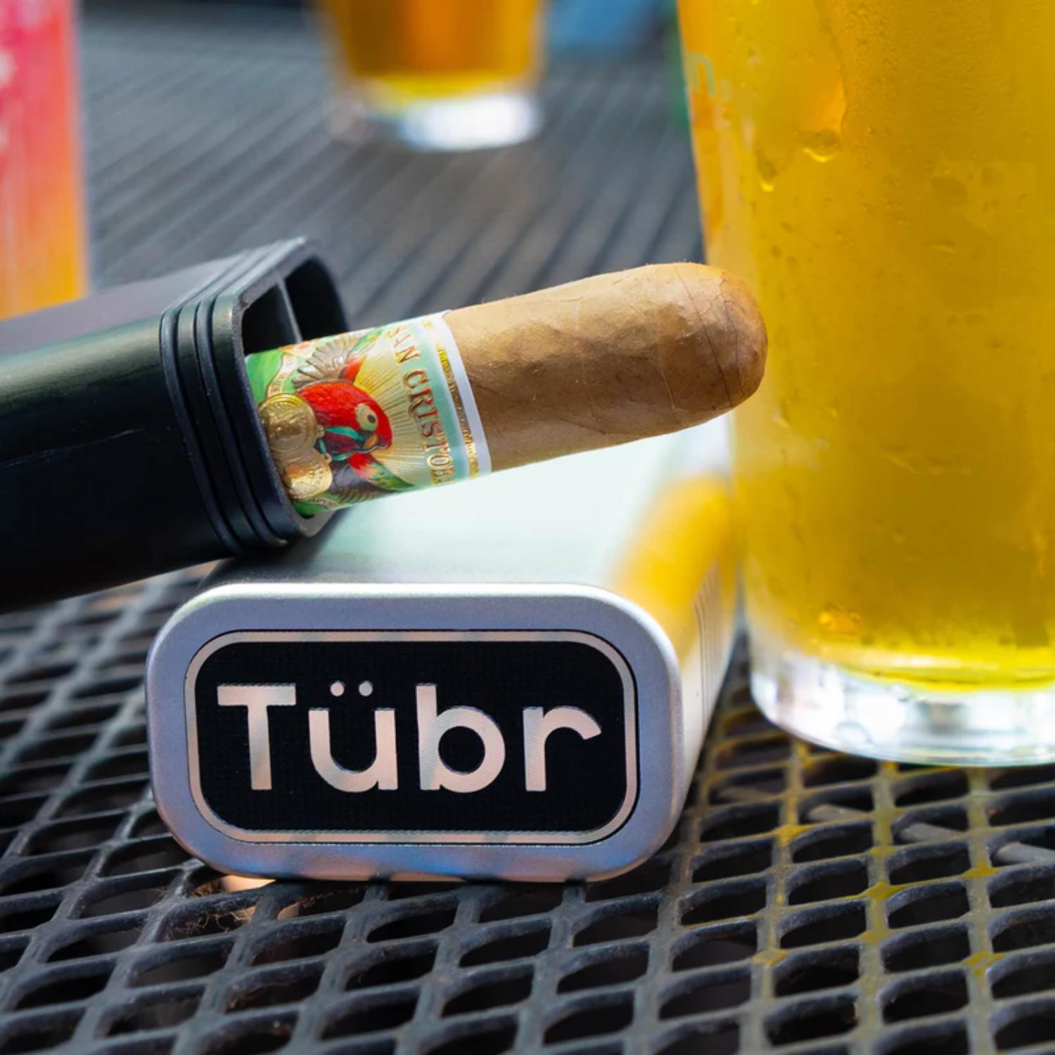 Tübr® Gordo Alümen Premium Anodized Aluminum Travel Cigar Case 3