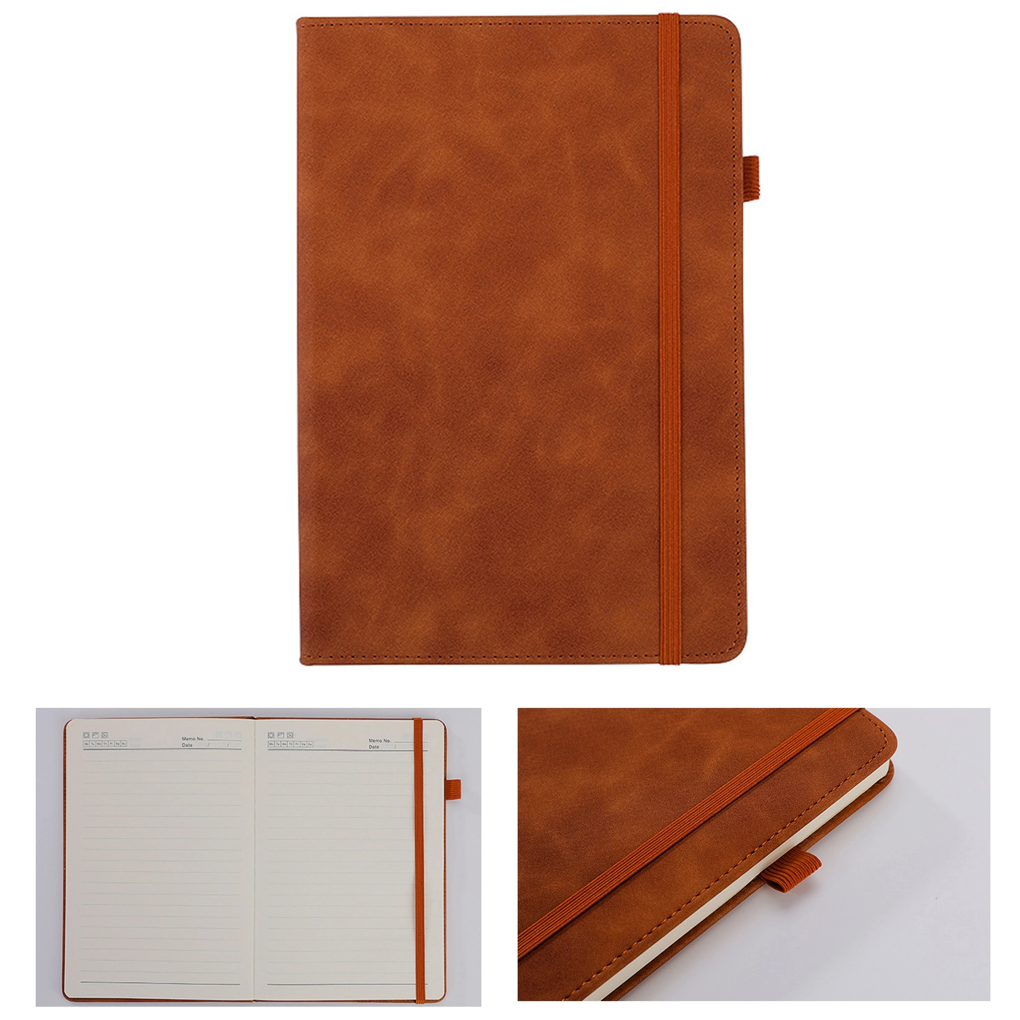 A5 Business Notebook With Elastic Band & Pen Holder 2