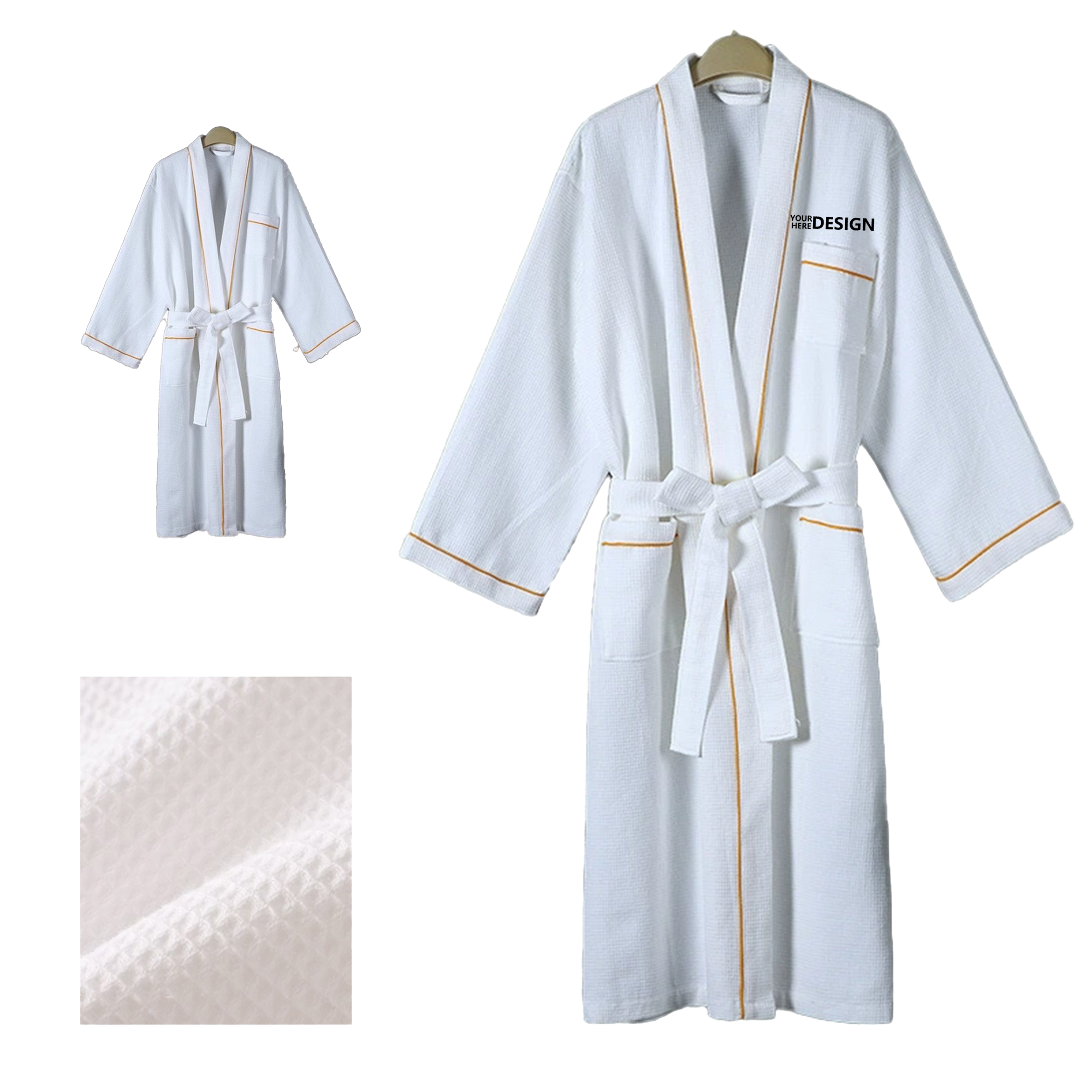Hotel-Grade 100% Cotton Bathrobe 2
