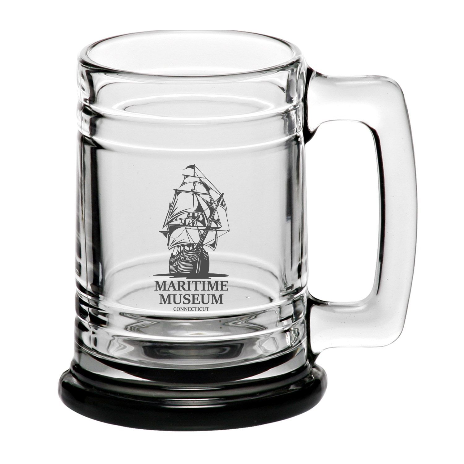 15 oz. Anchor Glass Beer Mugs (1 Color Imprint) 2
