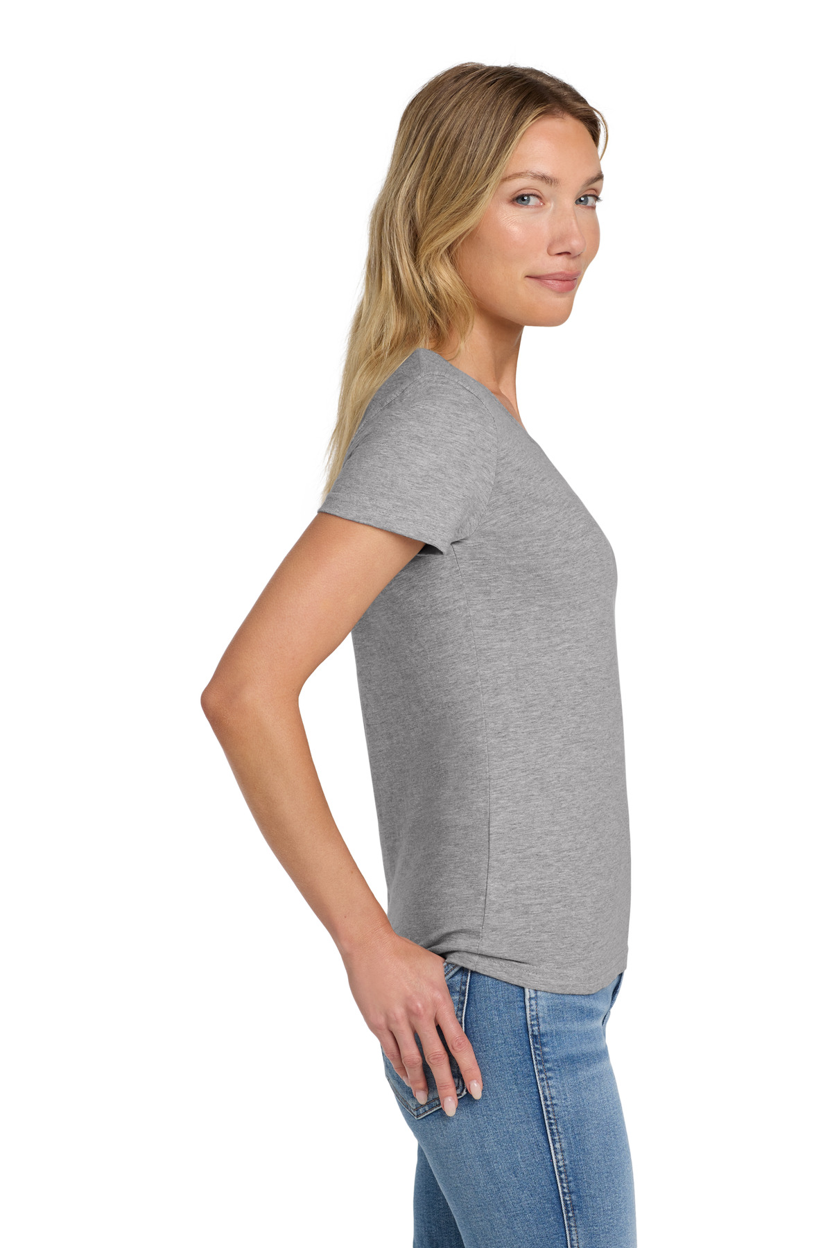 Gildan® Softstyle Women's Fit V-Neck T-Shirt 20