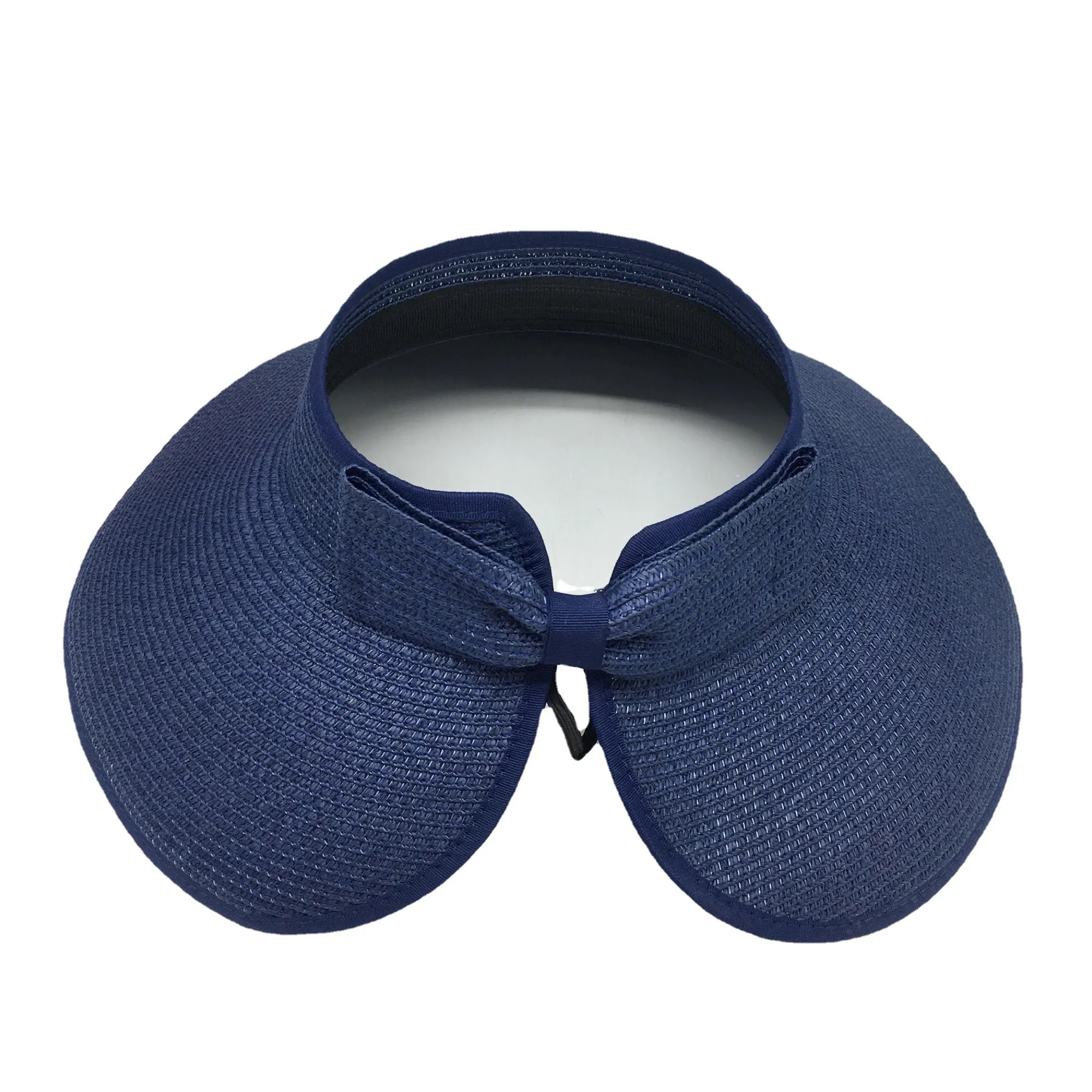 Embroidery Foldable Straw Visors 5
