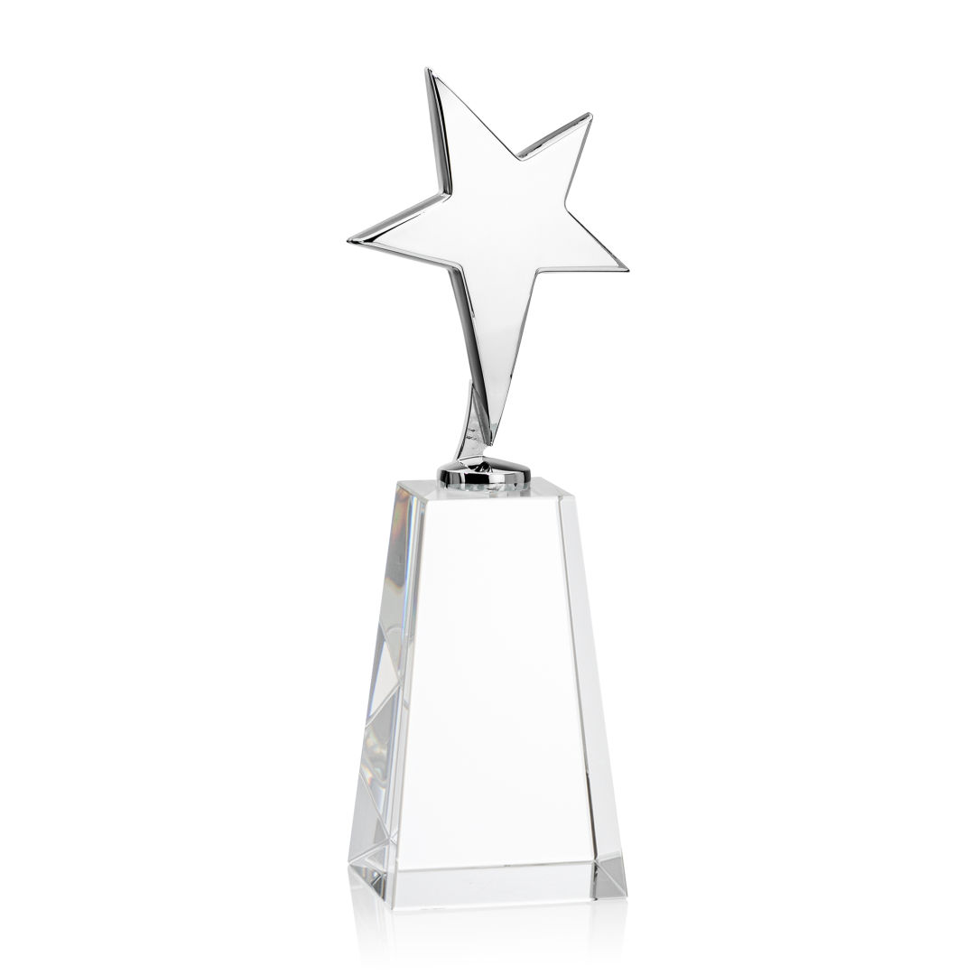 Tuscany Chrome Star VividPrint™ Award on Novita Base - Clear 3