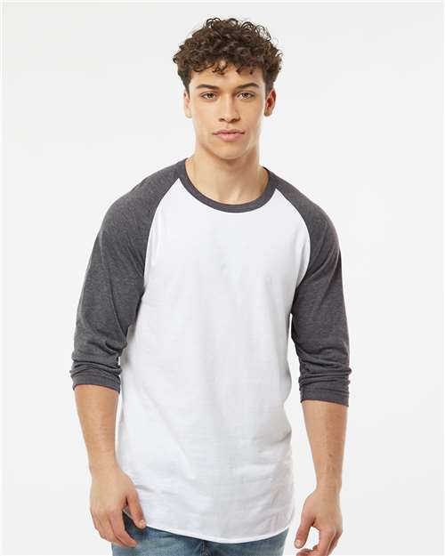 Unisex Fine Jersey Raglan T-Shirt - 245 93