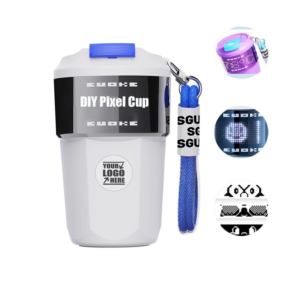 12Oz Original Digital Diy Water Bottle 1