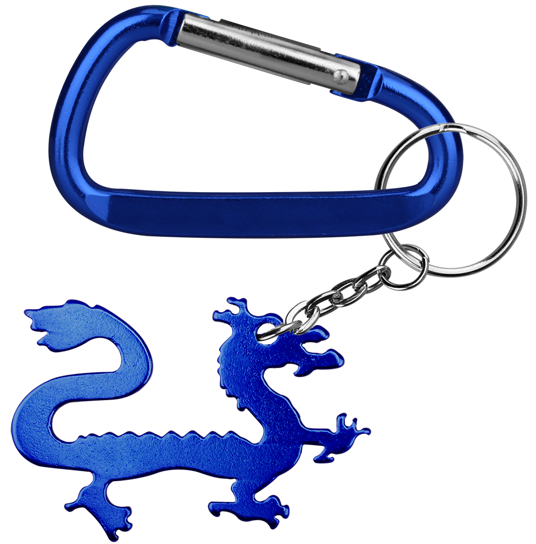 Dragon Shape Bottle Opener with Key Chain & Carabiner 1