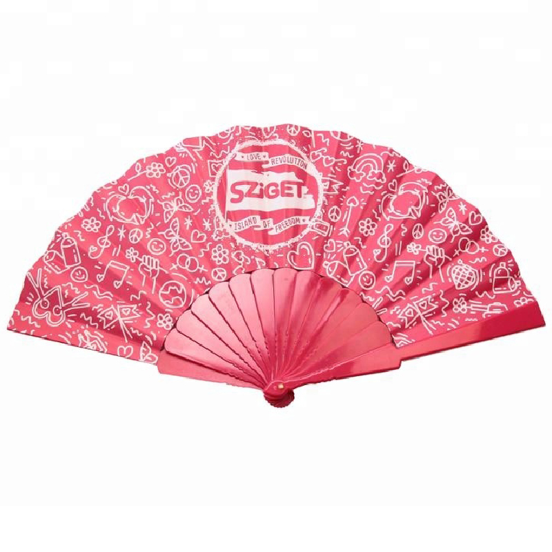 Portable Plastic Handheld Folding Fan 4