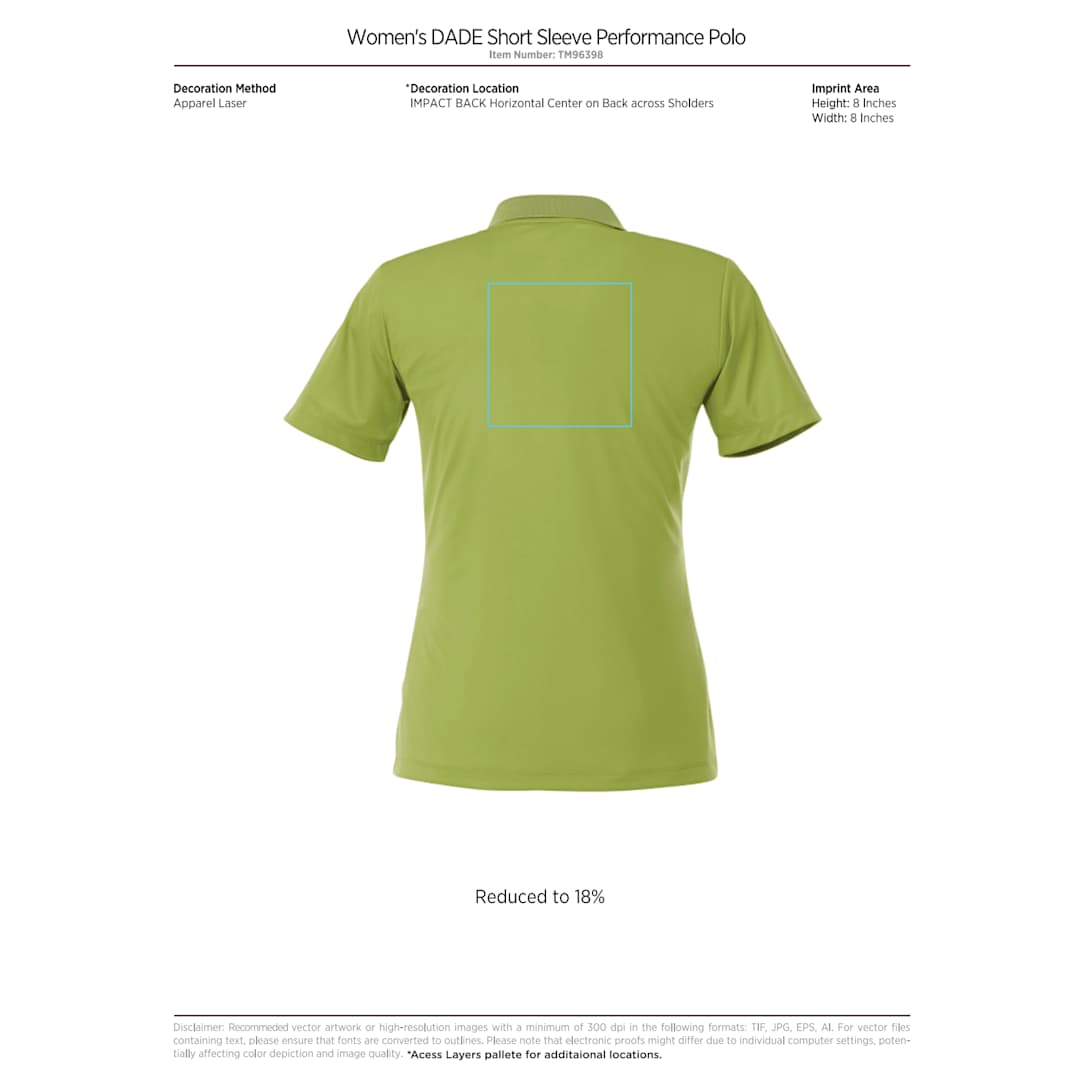 Women's DADE Short Sleeve Polo 548