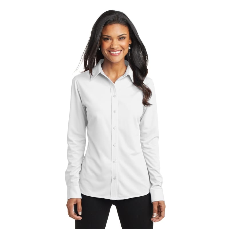 Port Authority Ladies Dimension Knit Dress Shirt. 12