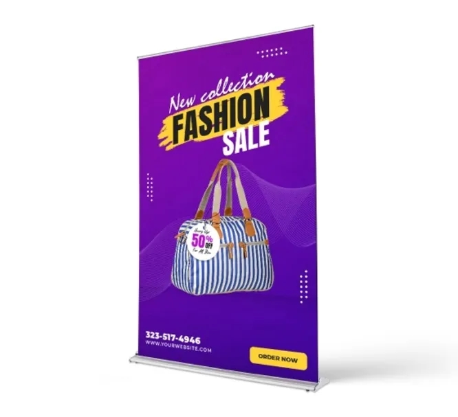 Silverstep 60'' Retractable Banner Stand Package (60" x 80") 4