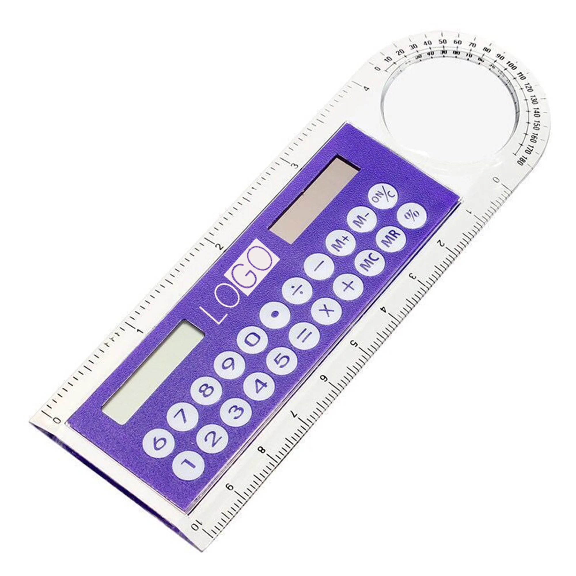 Multifunctional Solar Powered Ruler Calculator 5