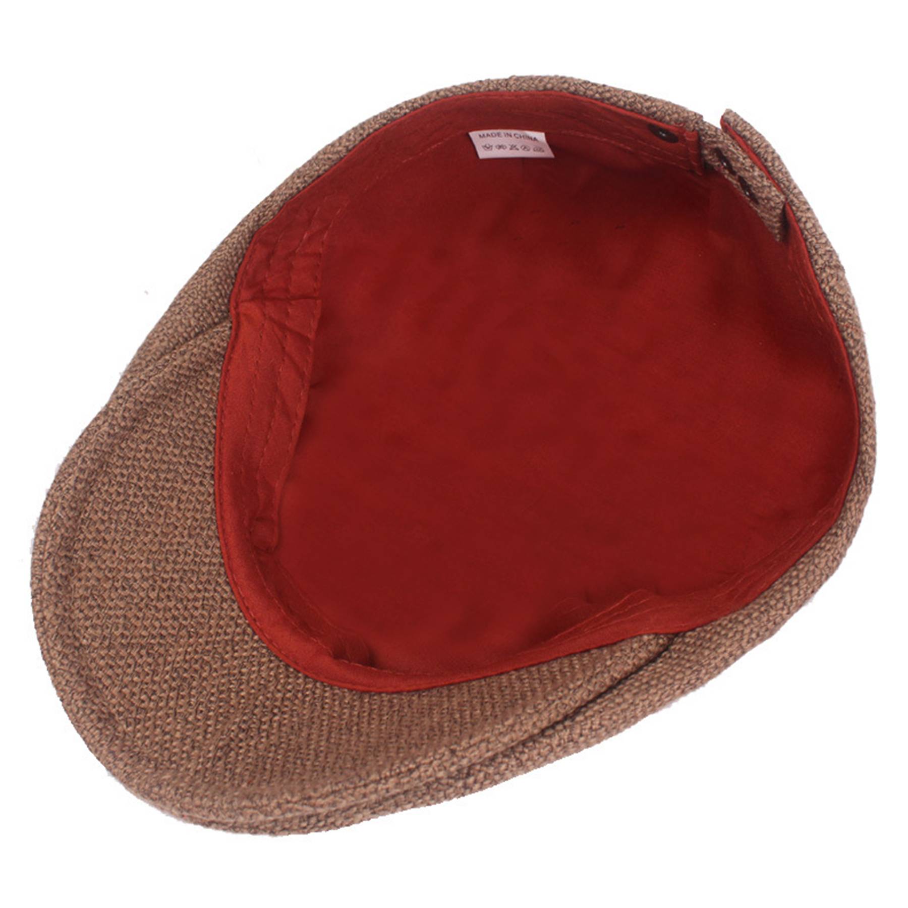 Men's Linen Newsboy Flat Cap 9