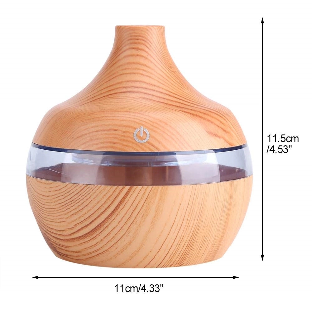 300 Ml Usb Silence Wood Grain Air Humidifier 7
