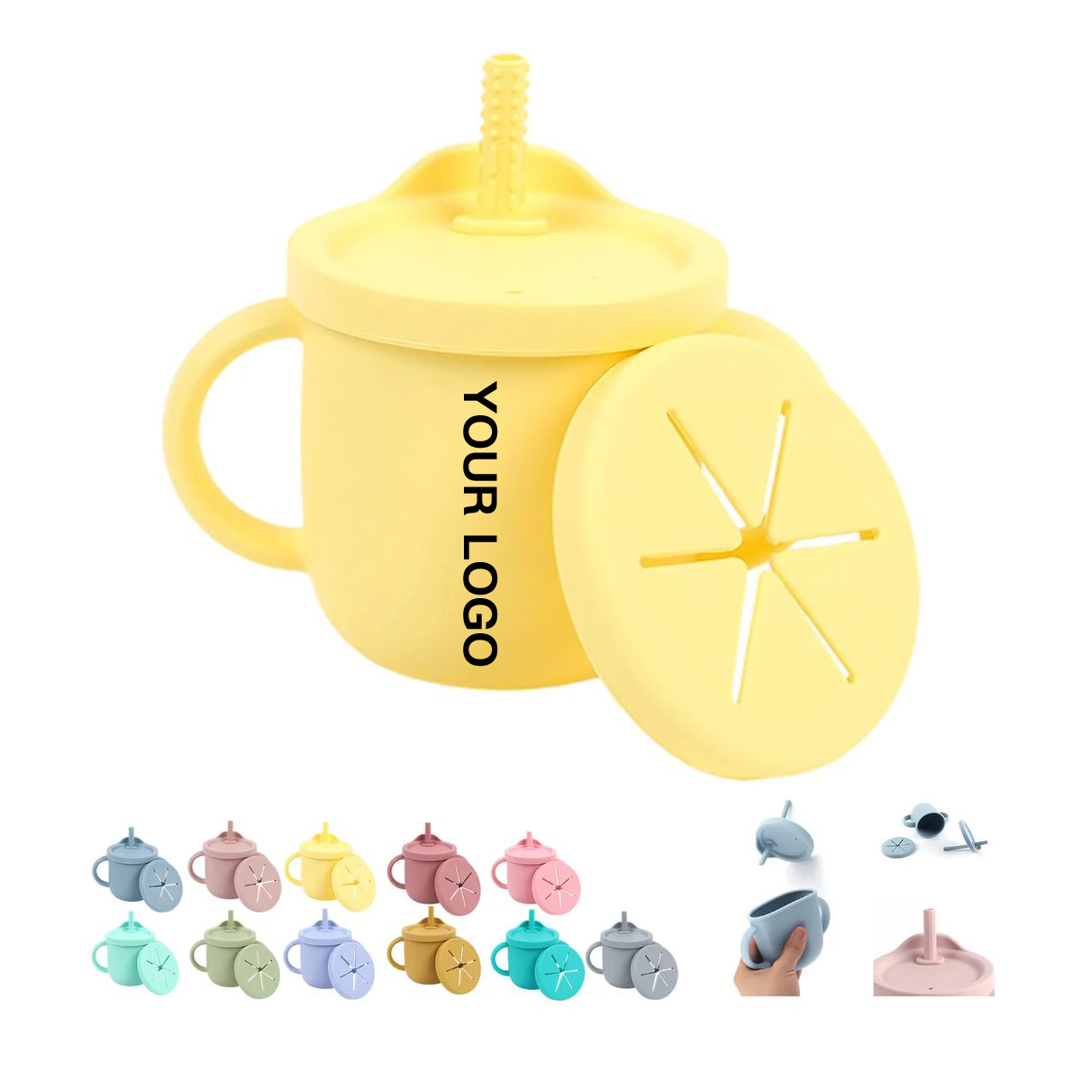 Silicone Toddler Cup with 4 Inch Size and Lightweight Build 15