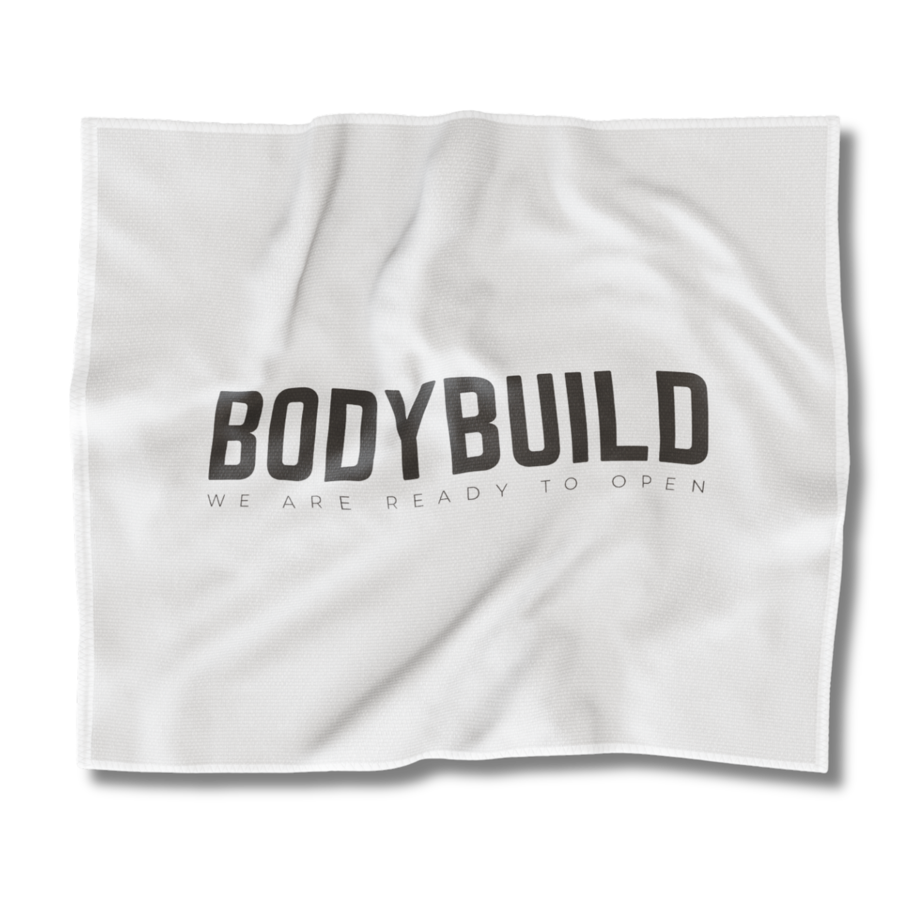 15" x 18" RUSH Rally Towel Microfiber Hemmed White