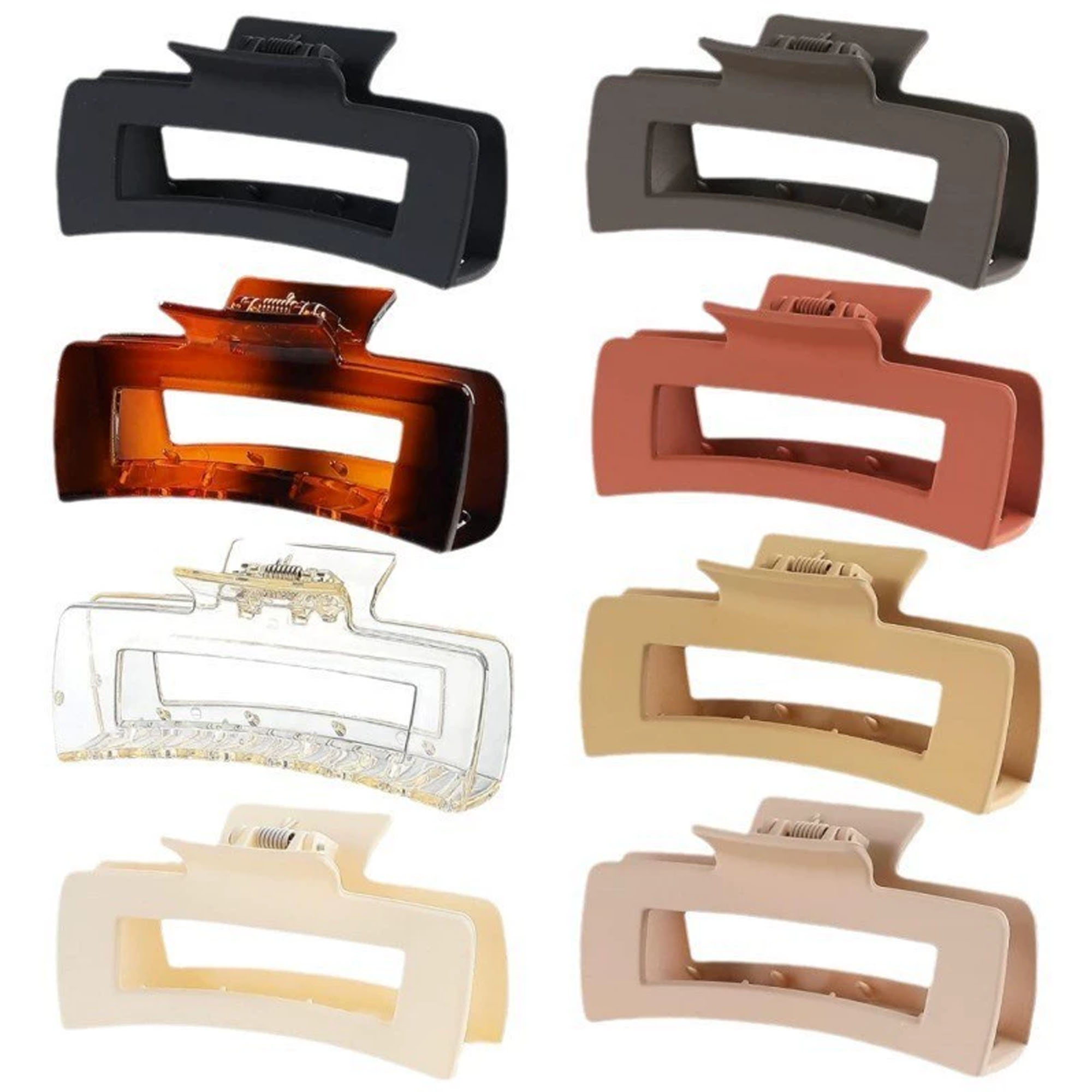 Matte Rubber Coated Hair Claw 3