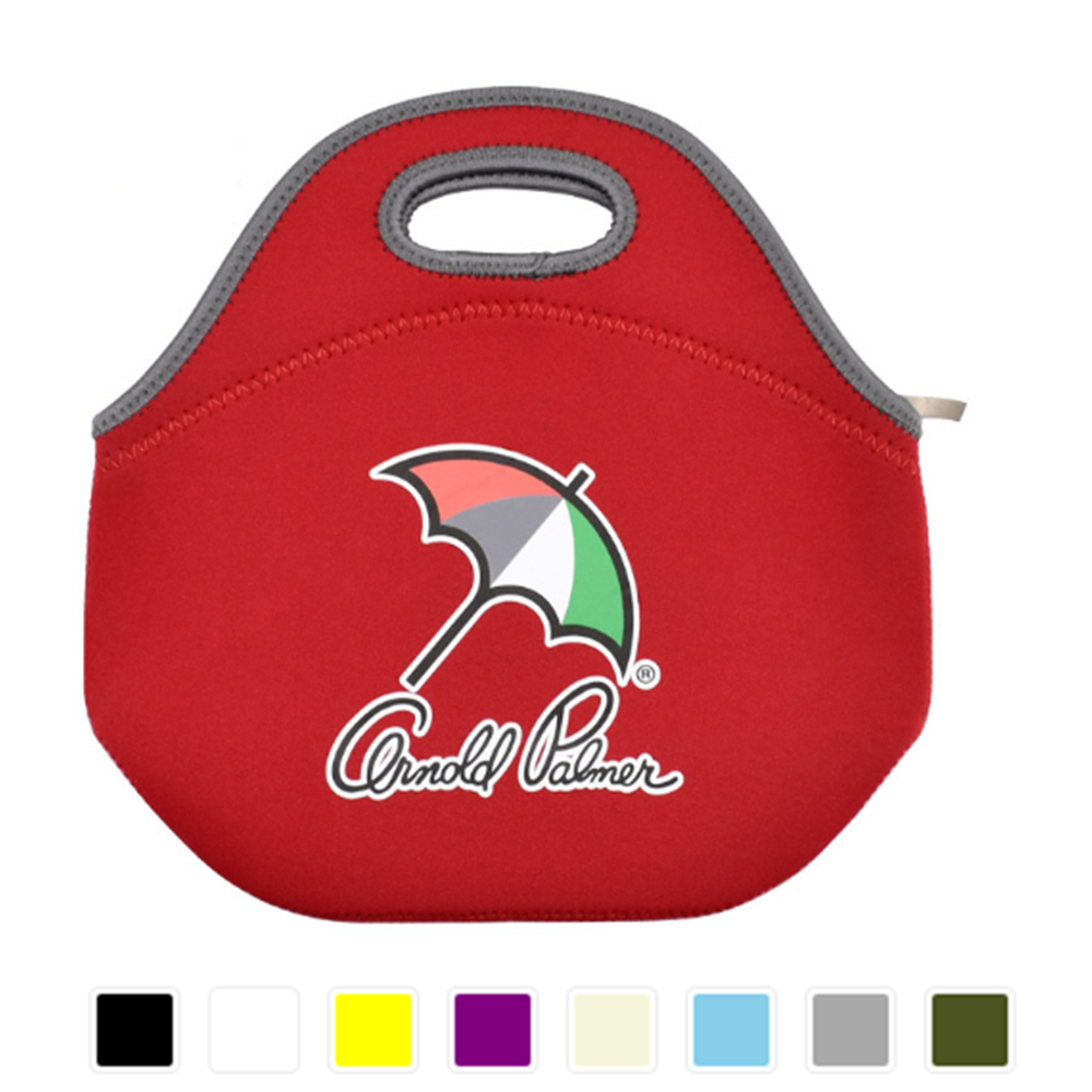 Insulated Neoprene Lunch Bag With Handle 2
