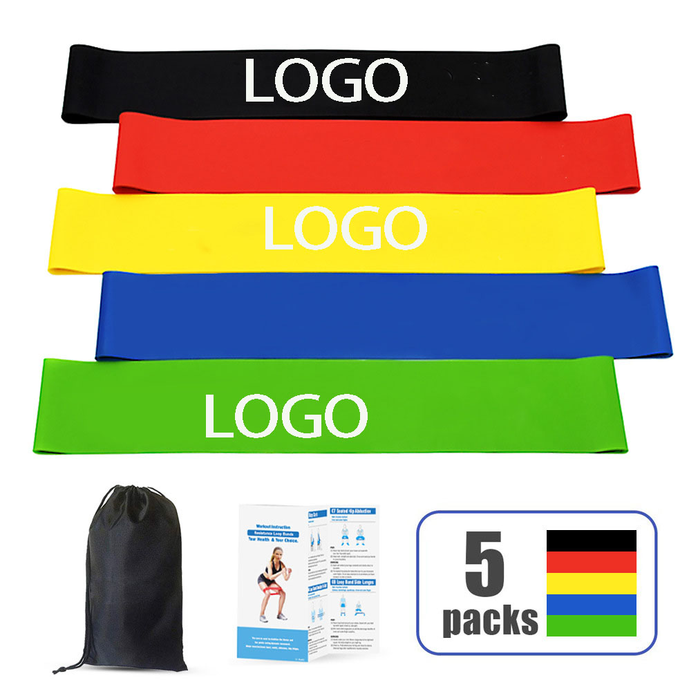 Resistance Stretch Fitness Exercise Yoga Belt Strap Set 4