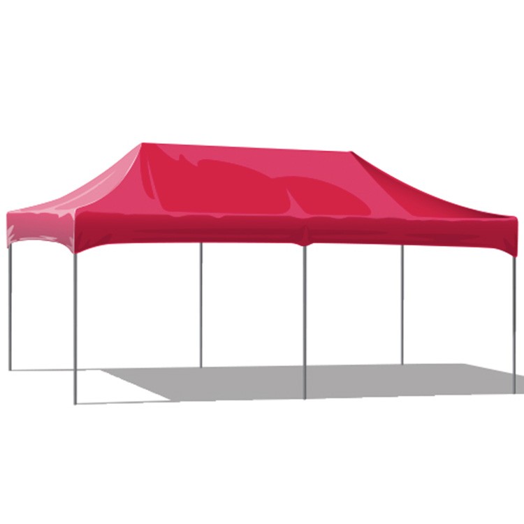 10x20 Canopy plain red top 2