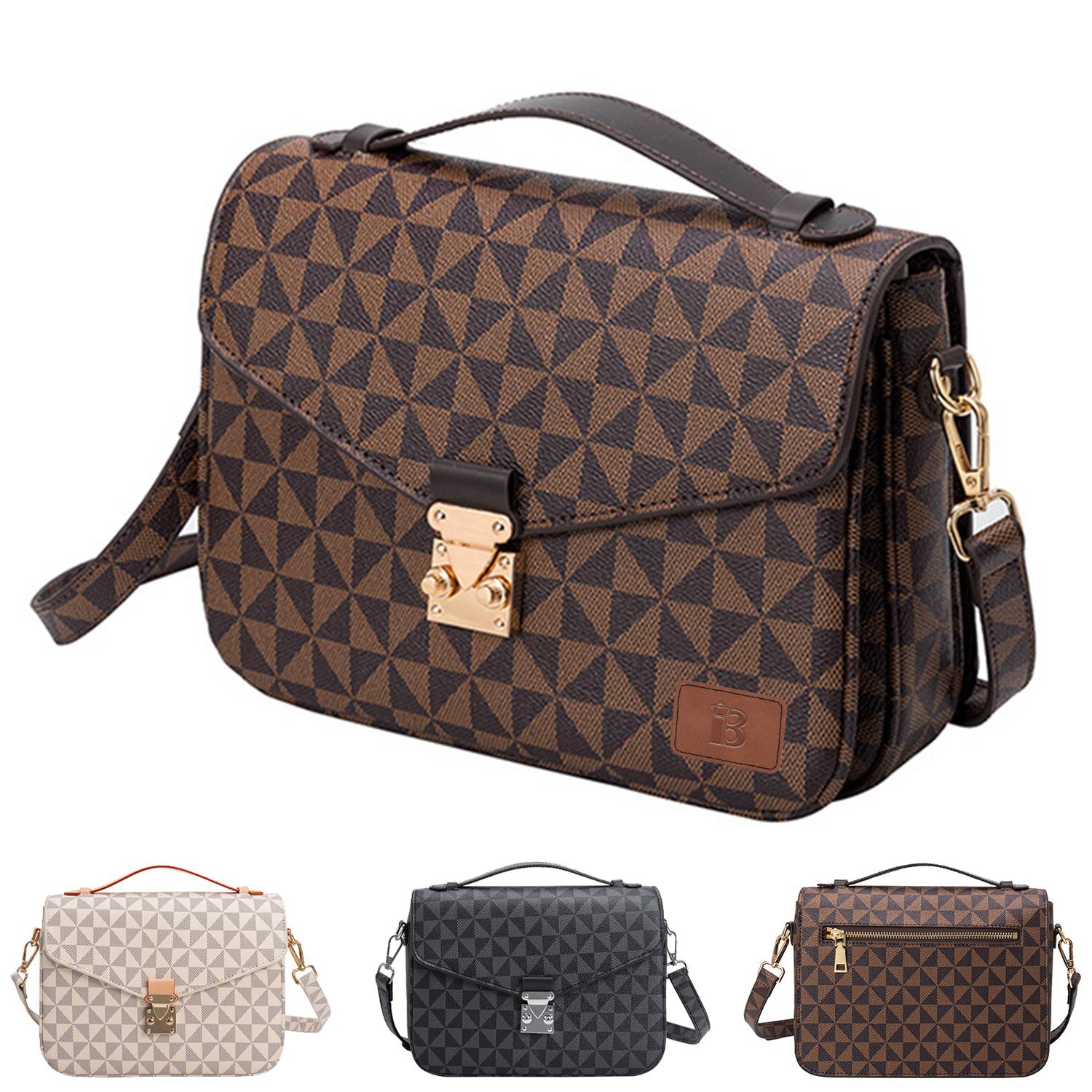 PU Leather Casual Retro Daily Luxury Cross-Body Bag 2