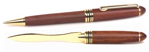 Wooden Illusion Series Ballpoint Pen & Letter Opener Set