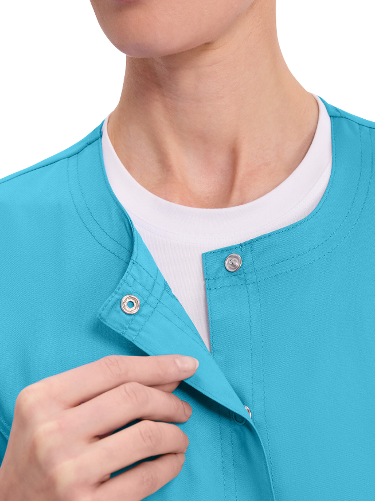 Cherokee - Workwear Revolution - Women's 3-Pocket Snap Front Jacket 29