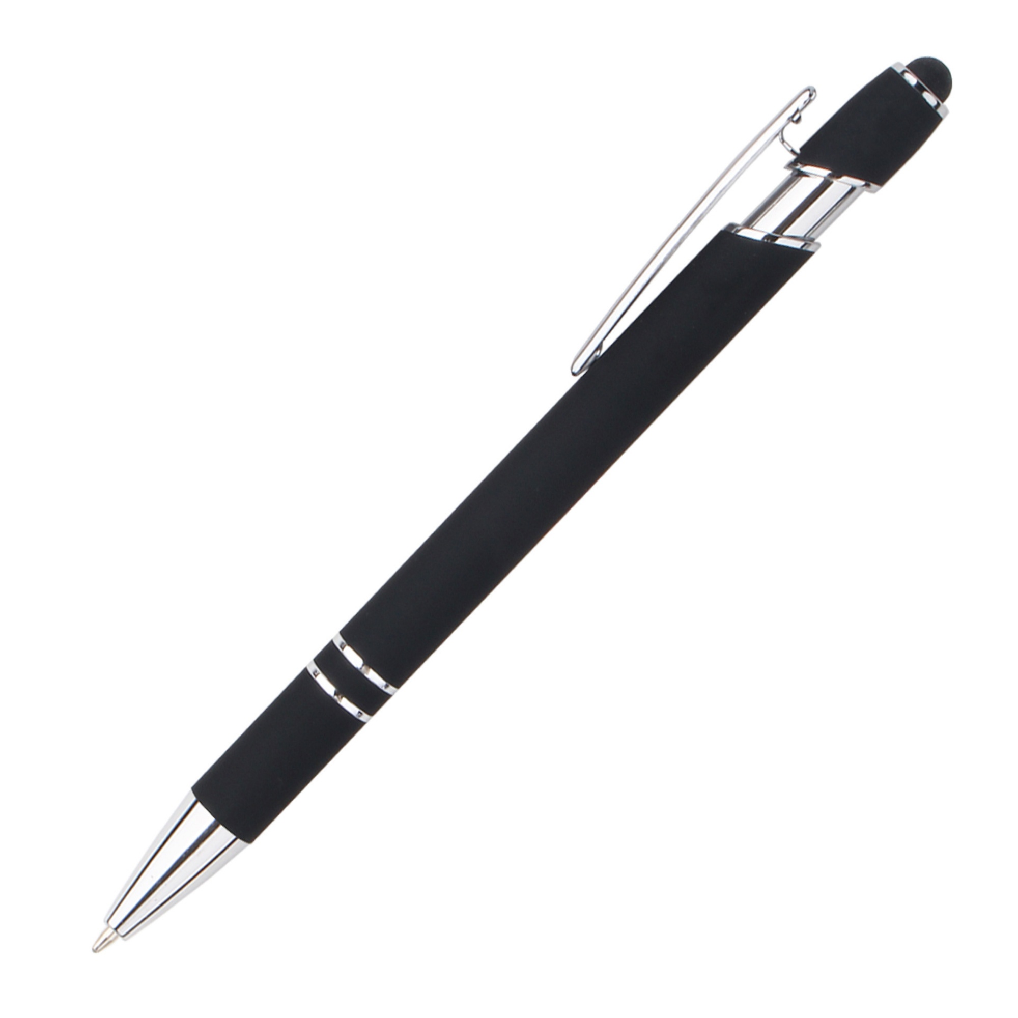 Stylus Tip Metal Ballpoint Pen 2-in-1 Retractable Design 4