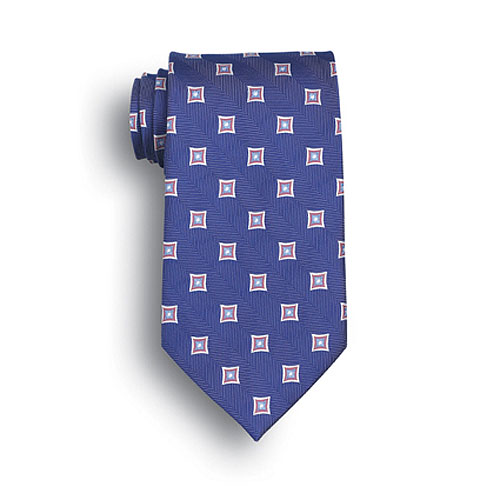 Royal Blue Vasari Polyester Tie 2