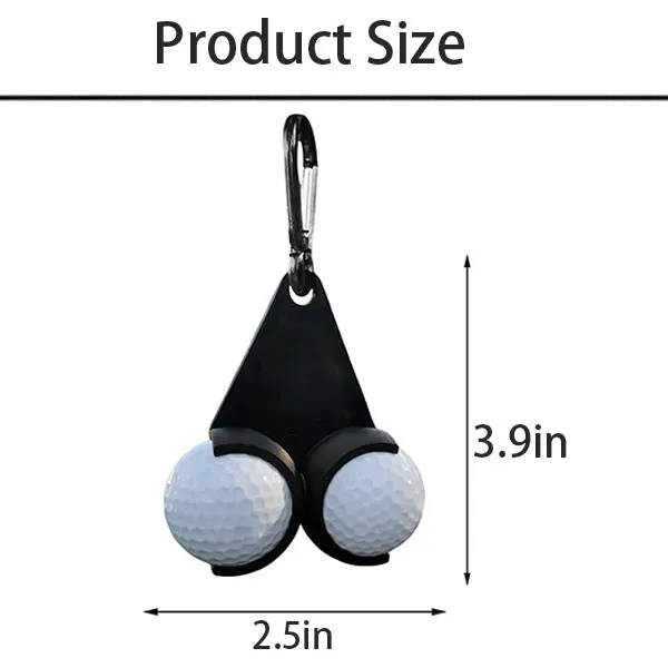 Golf Ball Holder with Clip 2