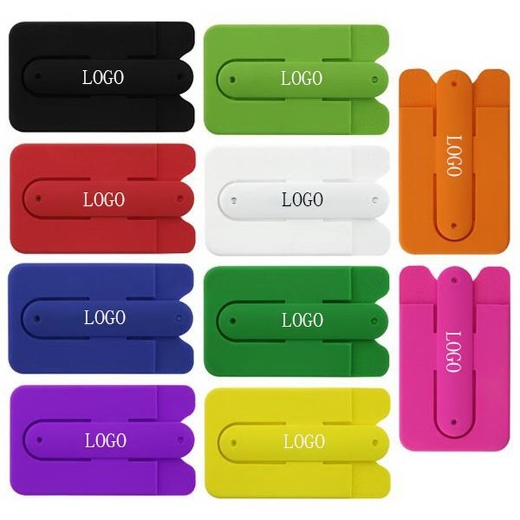 Silicone Phone Wallet With Stand 2