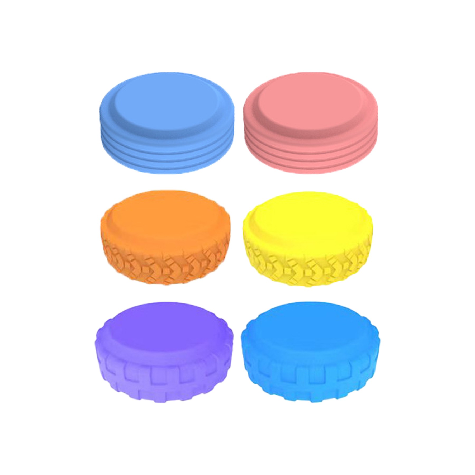 Noise-cancelling Silicone Trolley Case Caster Cover 3