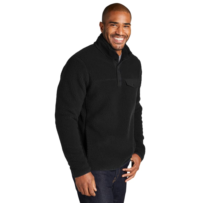 Port Authority Camp Fleece Snap Pullover 16