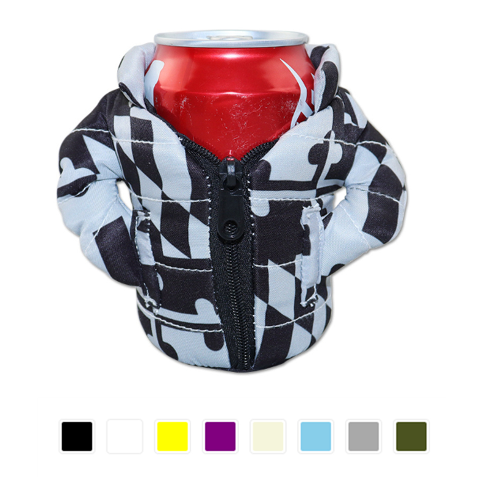 Zippered Puffy Jacket Can Coolie 3