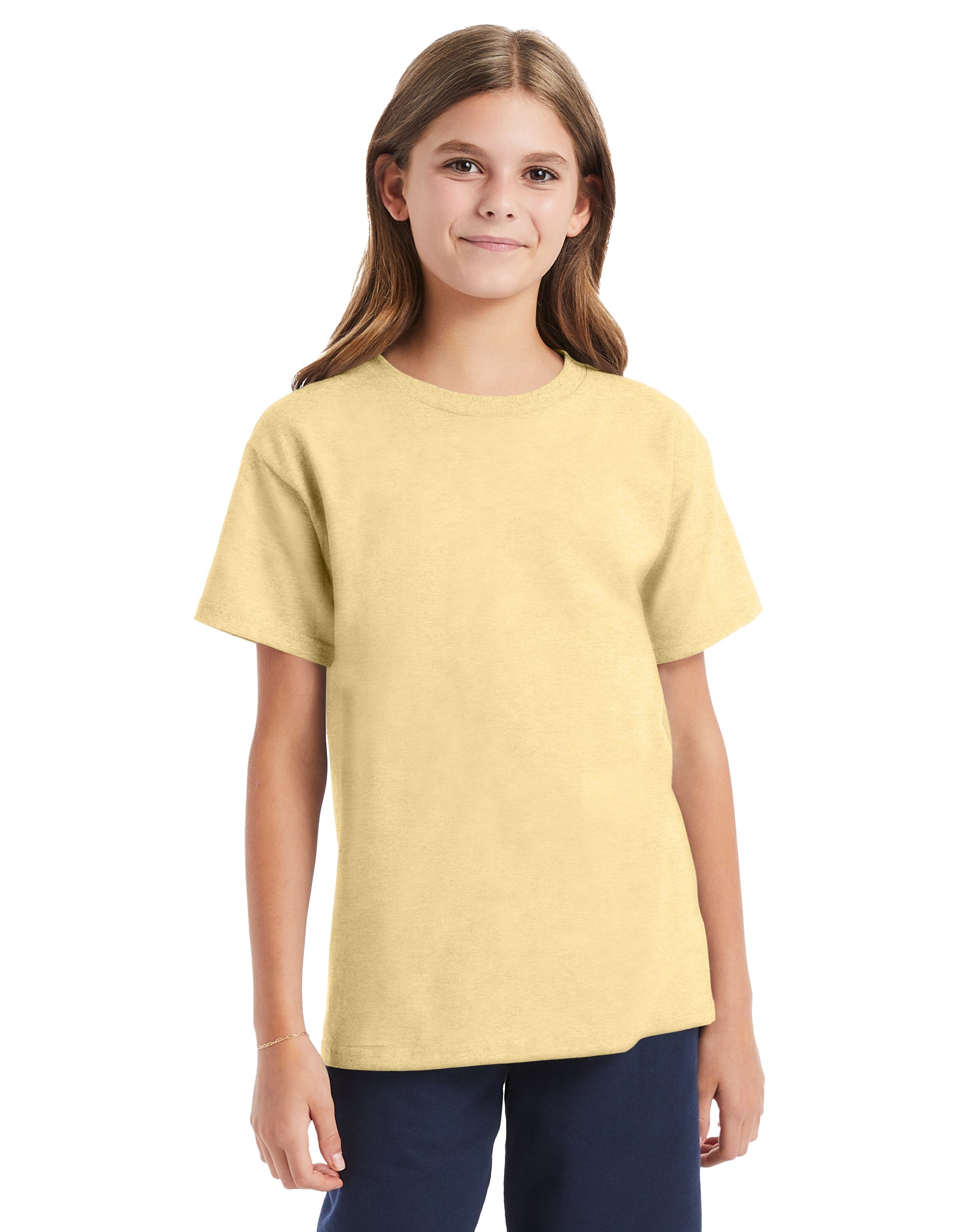 Hanes Essential-T Youth Short Sleeve T 12