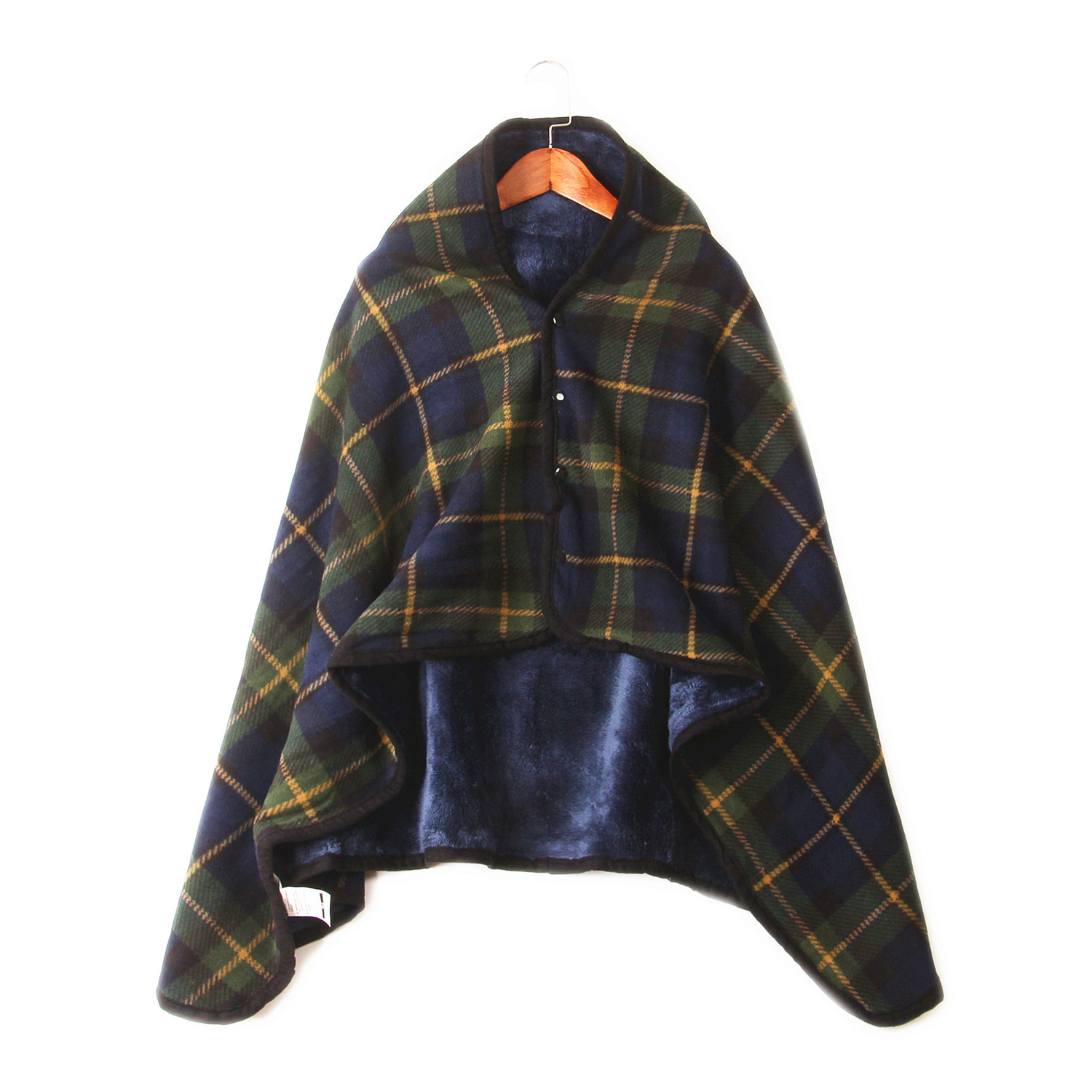 Wearable Sherpa Fleece Poncho Blanket 6