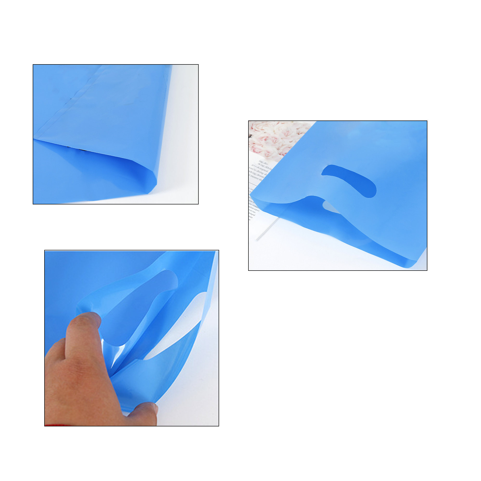 Plastic Flat-Mouthed Handbag 3