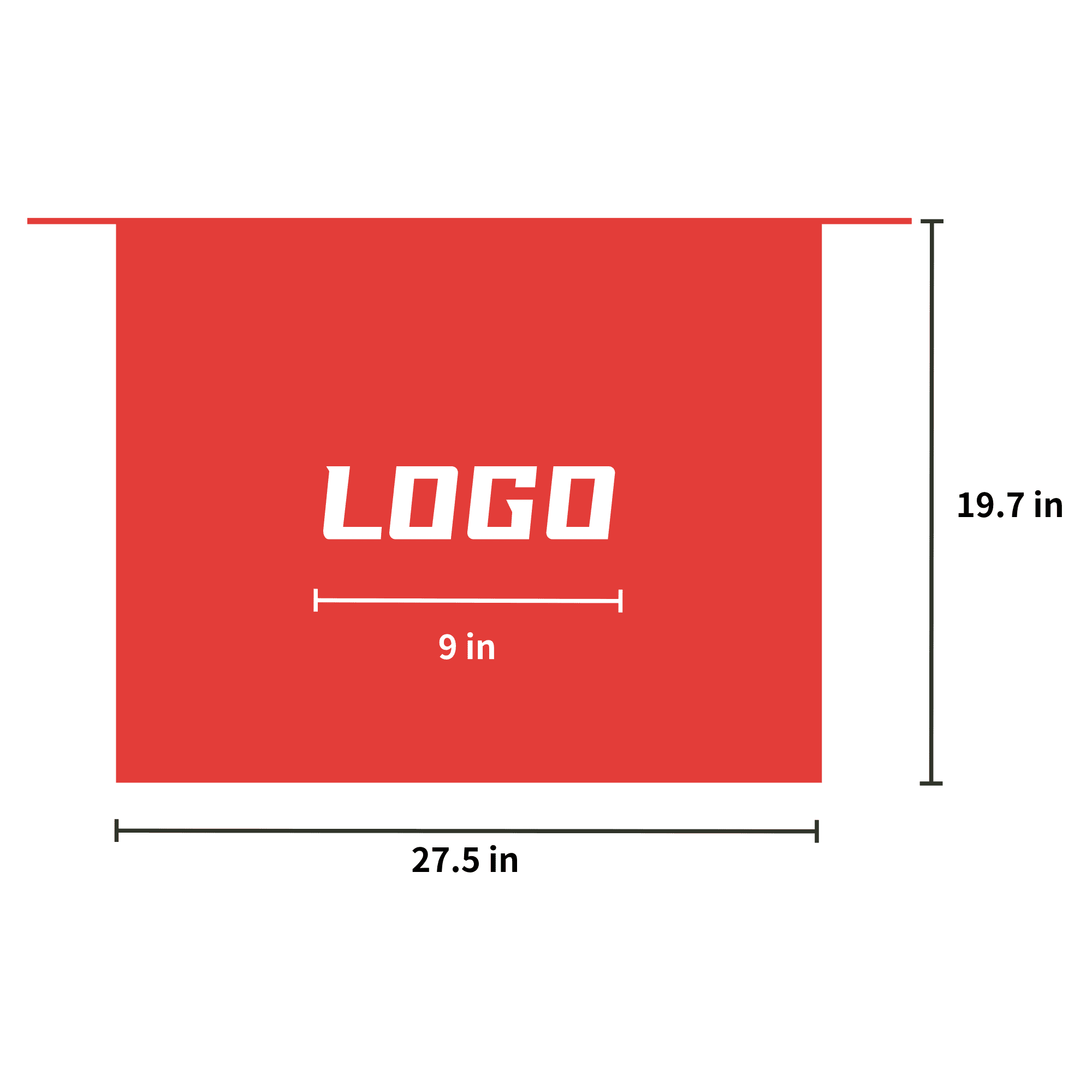 Custom Logo Polyester Kids Plain Tie-On Cape 7