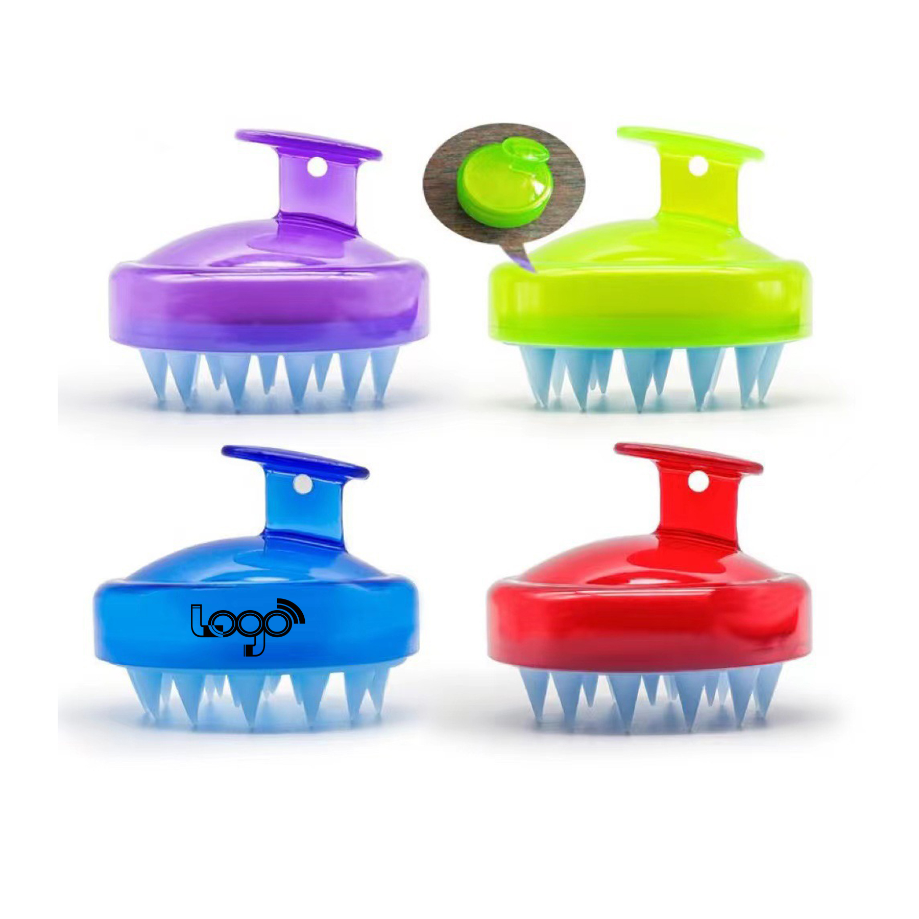 Silicone Scalp Massager Shampoo Brush 1