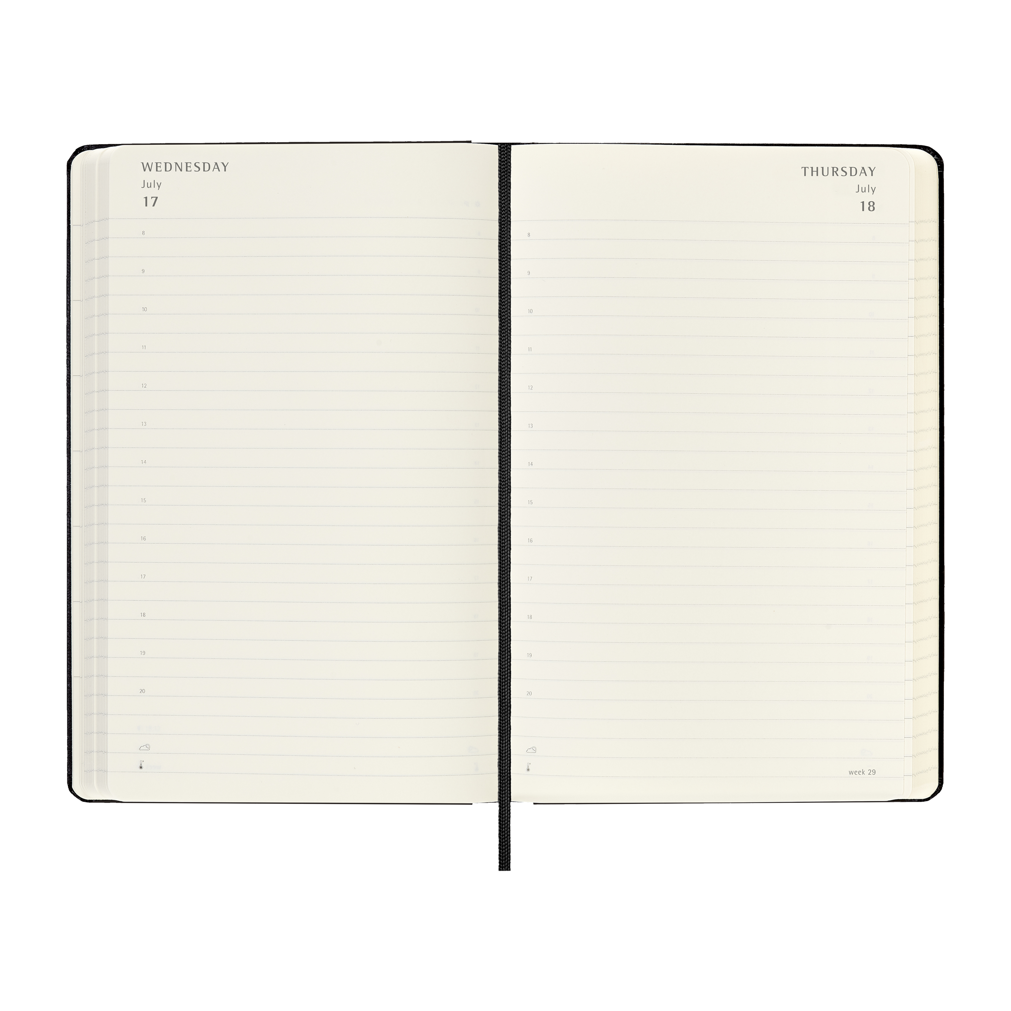 Hard Cover Large 12-Month Daily 2025 Planner