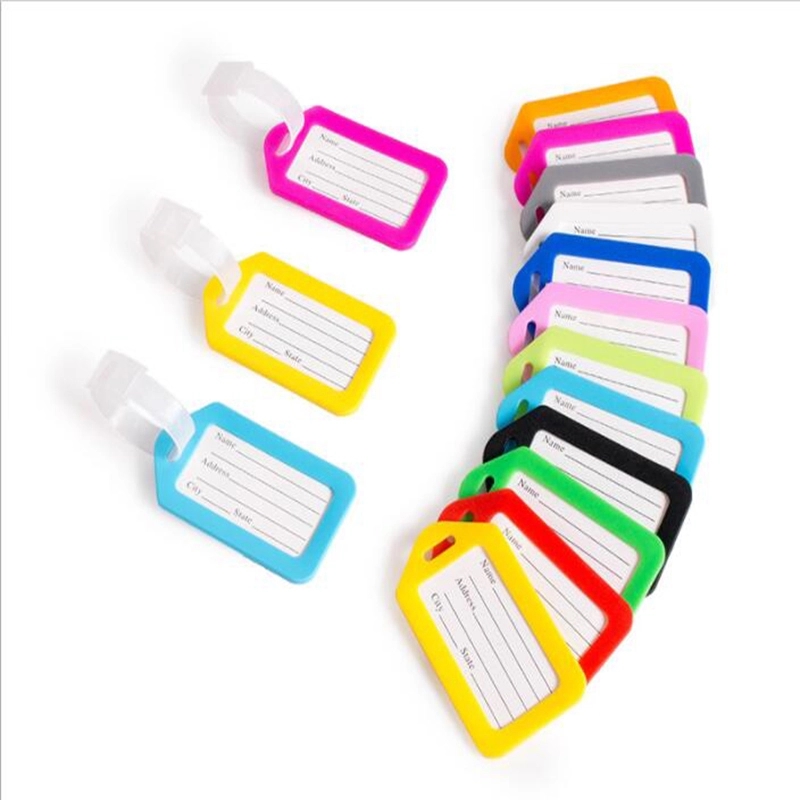 Waterproof ID Tags Multi-Color Airplane Suitcase Labels 1