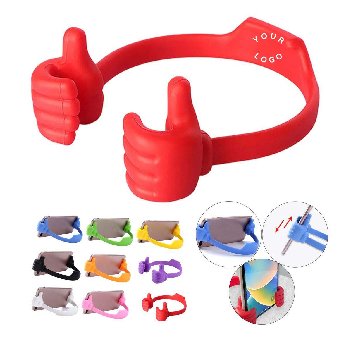 Compact Thumb Phone Holder for Tablets and Phones 4