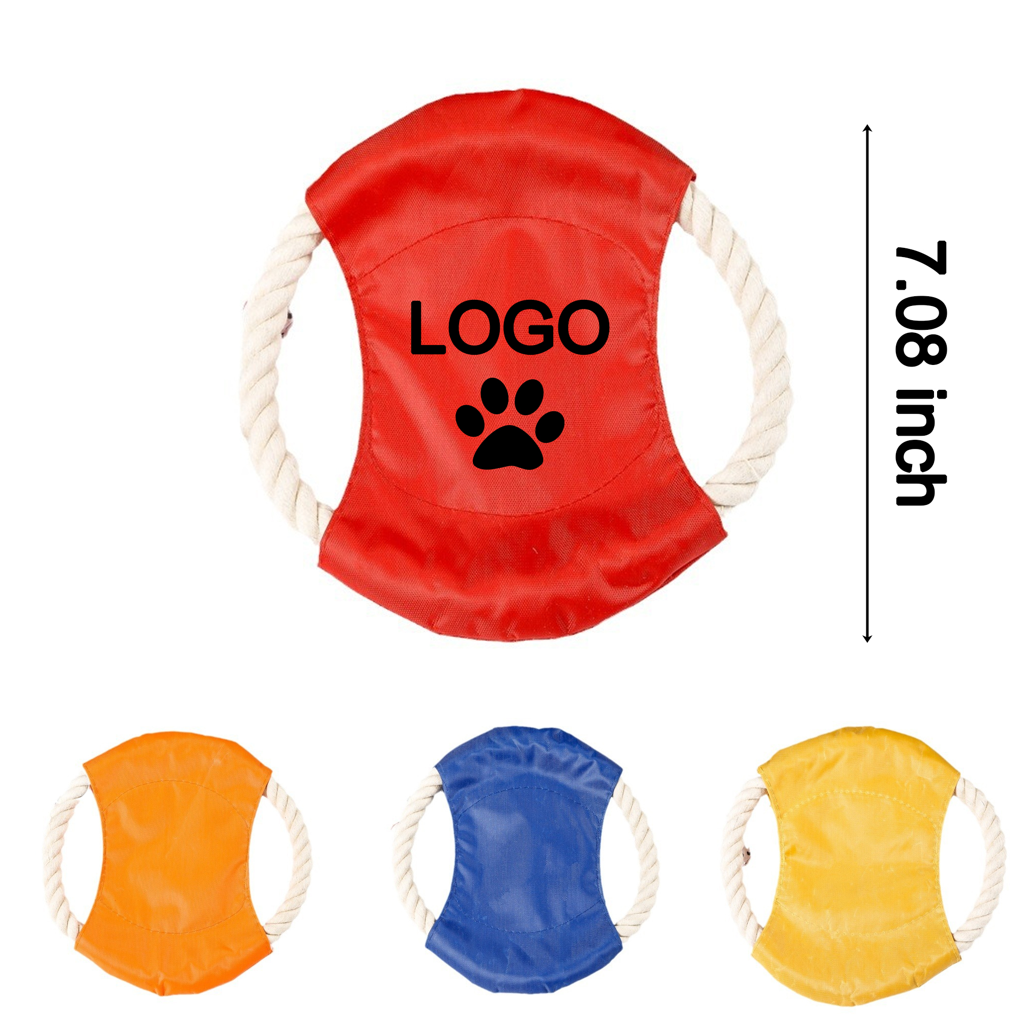 Dog Rope Flying Disc Toy For Training And Play 3