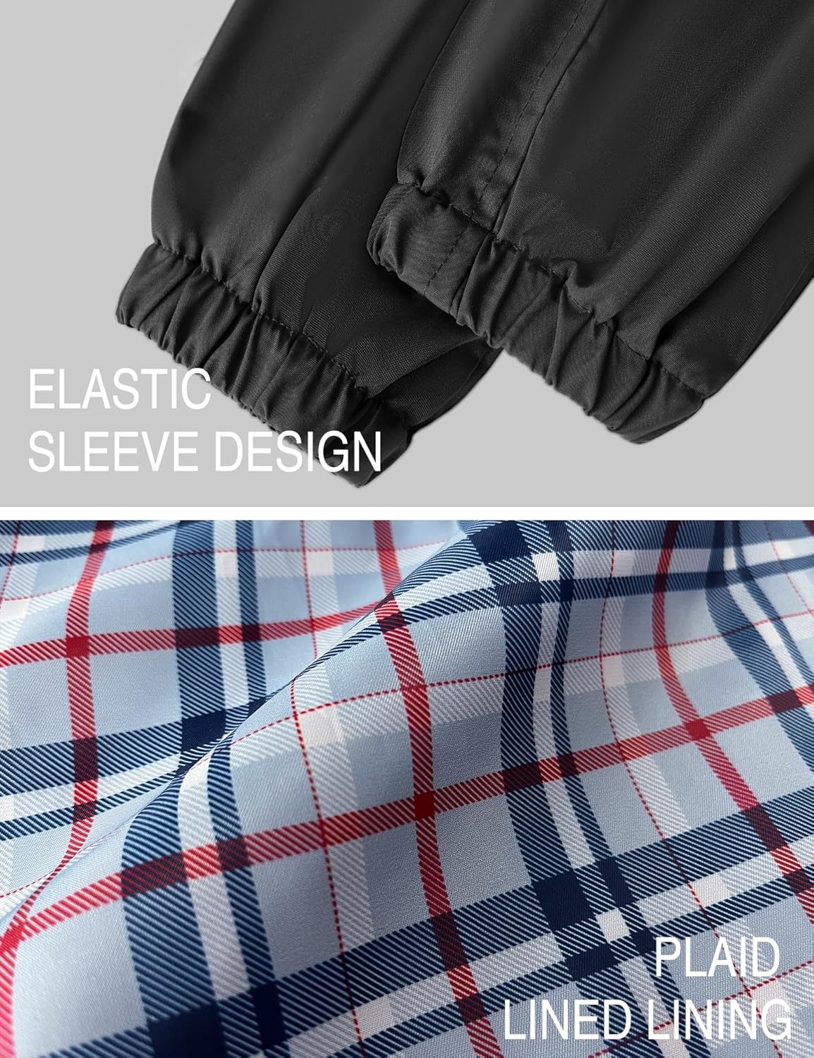 Women's Long Hooded Rain Jacket 5