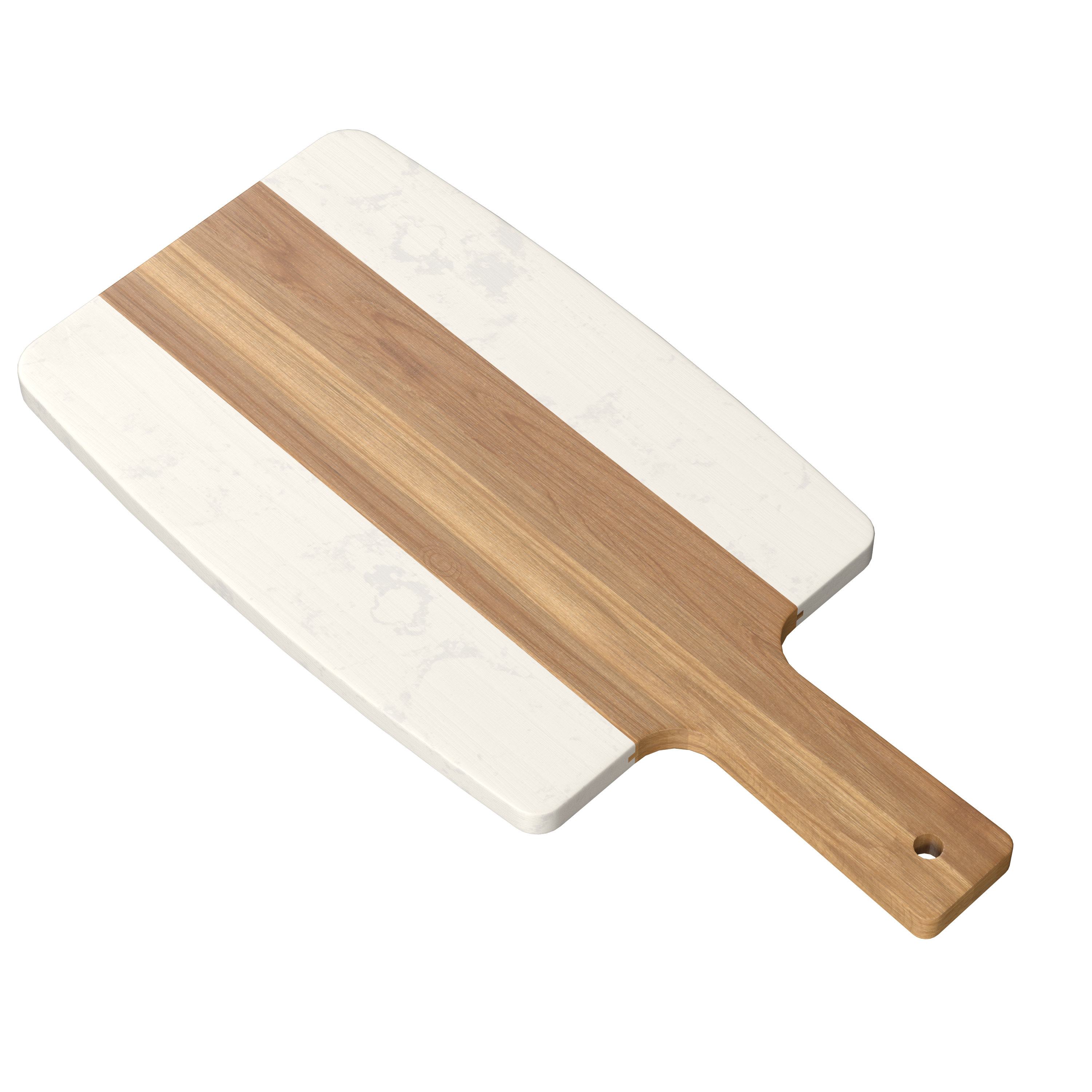 Hamilton acacia wood and faux marble cutting board
