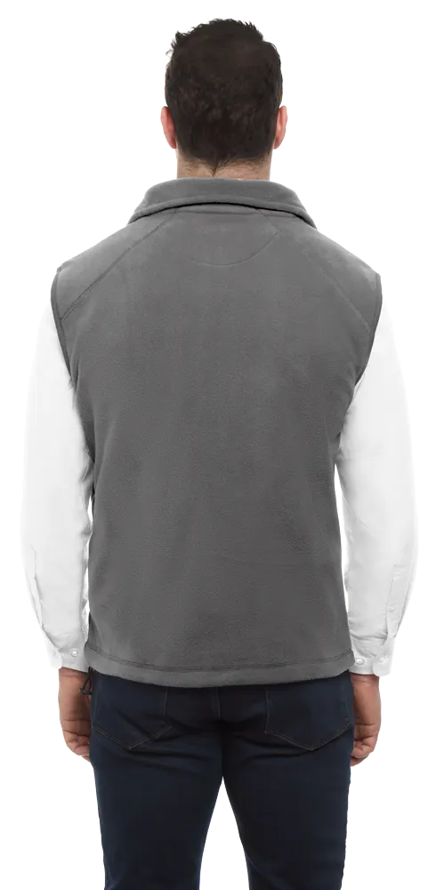 Adult Micro Fleece Zip Front Vest 68