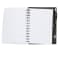 5" x 7" Recycled Dual Pocket Spiral Notebook w Pen 74